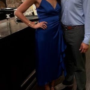 Blue midi dress size XS